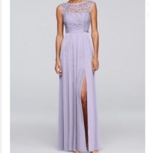 David’s Bridal bridesmaids dress in Iris, Size 2.